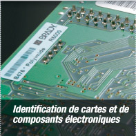 Identification de cartes et de composants électroniques